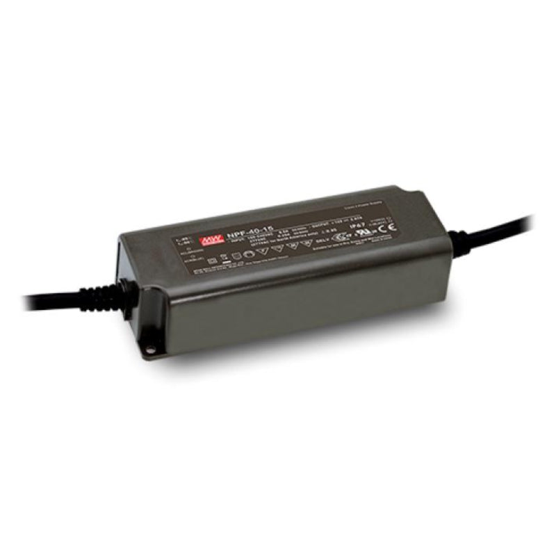 Alimentazione elettronica LED MEANWELL, NPF40-20, potenza 40W