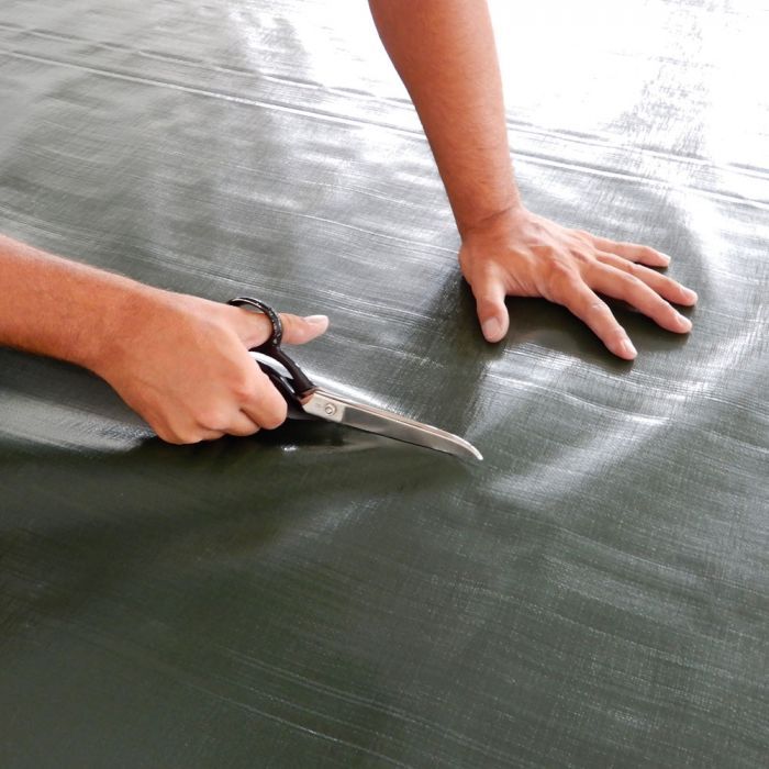 Copertura invernale base 4 x 20 m per piscina 3 x 19 m