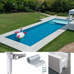 Easy Kit Skimmer Kart, DIY Pool-Kit 3 x 7 x h 1,50, filtrierender Skimmerüberlauf