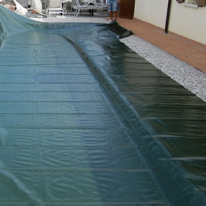 Copertura invernale base 6 x 8 m per piscina 5 x 7 m