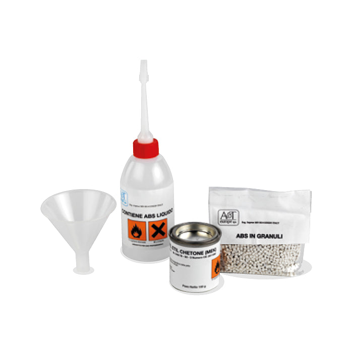 Kit ABS liquido bianco per riparazione accessori per piscina in ABS pool's