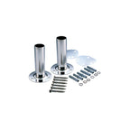 Set ancoraggio smontabile con flangia in acciaio inox AISI-316 per scaletta piscina