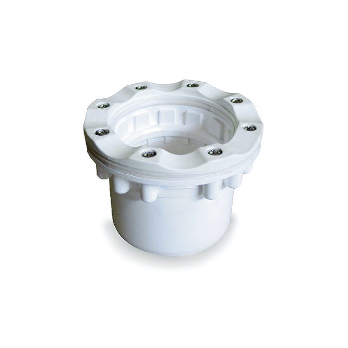 Bocchetta di aspirazione in PVC per piscina a sfioro in liner Astralpool flangia in PA