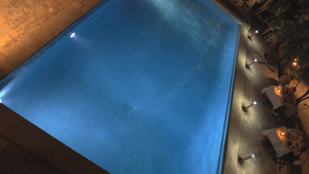 Seamaid 502860 Faro per piscina / Proiettore piatto universale PAR56 60 Led Bianco 13W, in piscina
