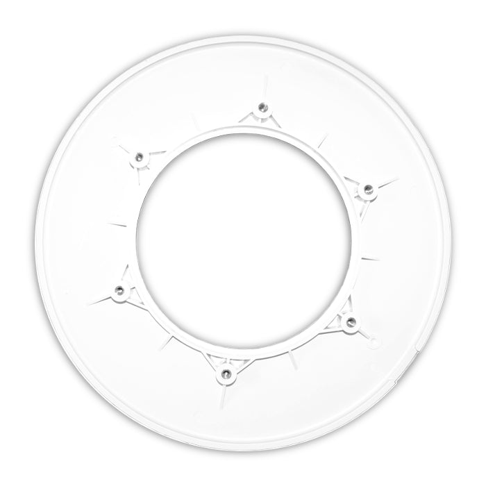 Anello / cornice bianca in ABS per faro piscina Pool's - retro
