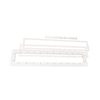 Pool's white skimmer overflow kit frame for concrete and PVC liner pools 