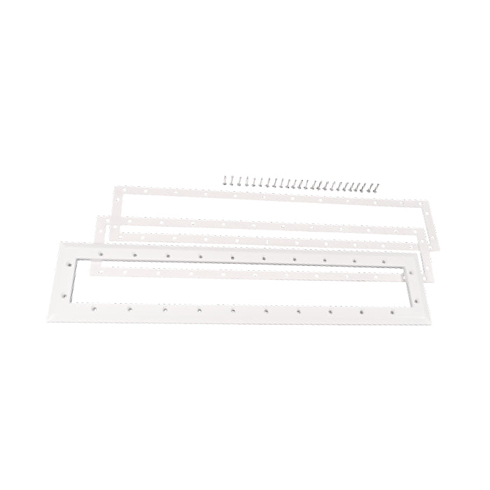 Cornice corredo bianco skimmer sfioratore Pool's per piscina in cemento e liner Pvc