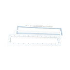 Cornisa conjunto blanco skimmer desbordante Pool's para piscina de paneles metálicos