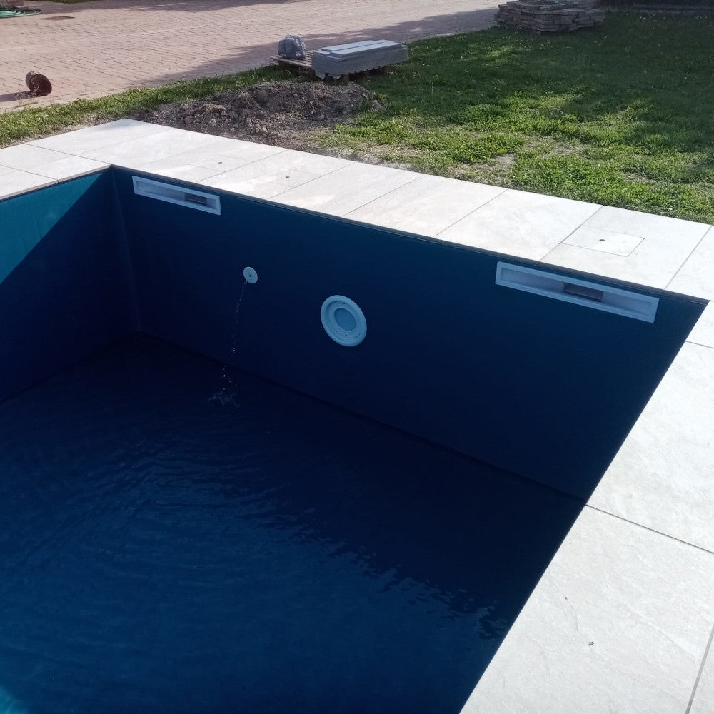 dettaglio Easy kit Skimmer Kart, kit piscina fai da te 6 x 6 x h 1.50, skimmer filtrante