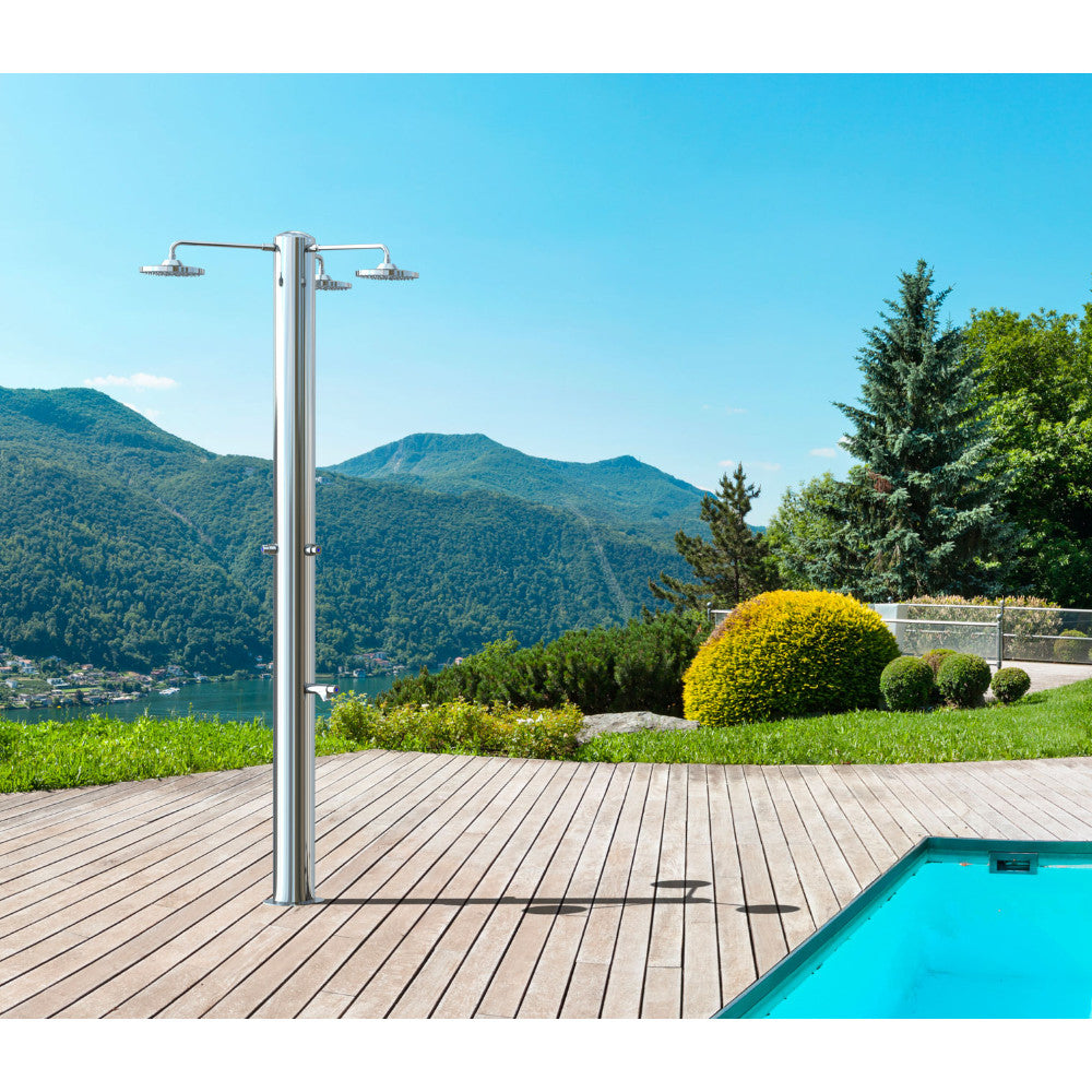 Multi doccia da esterno MUL-3P Solarjet Tecnocontrol Ati ambientata