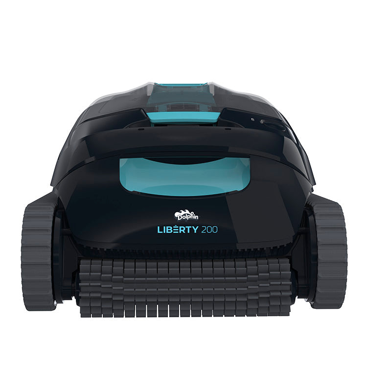 Robot Pulitore piscina Dolphin Liberty 200 robot a Batteria Maytronics davanti