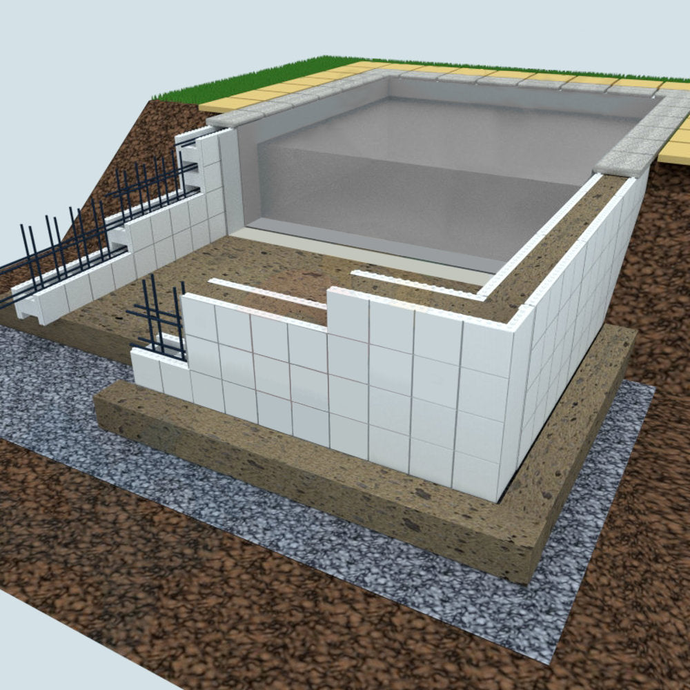 Costruisci la tua piscina con EASYBLOK H25