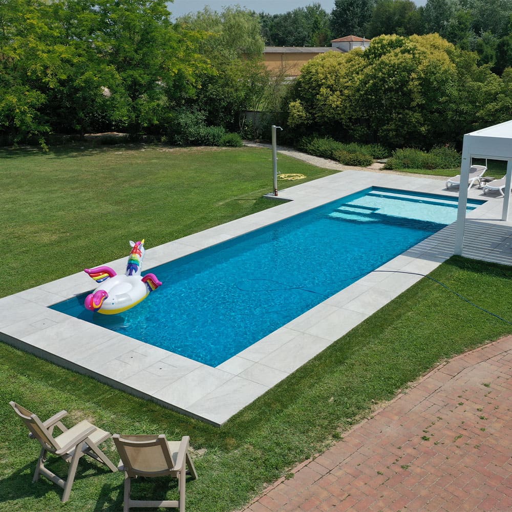 Easy kit Skimmer Kart, kit piscina fai da te 4 x 5 x h 1.50, skimmer filtrante