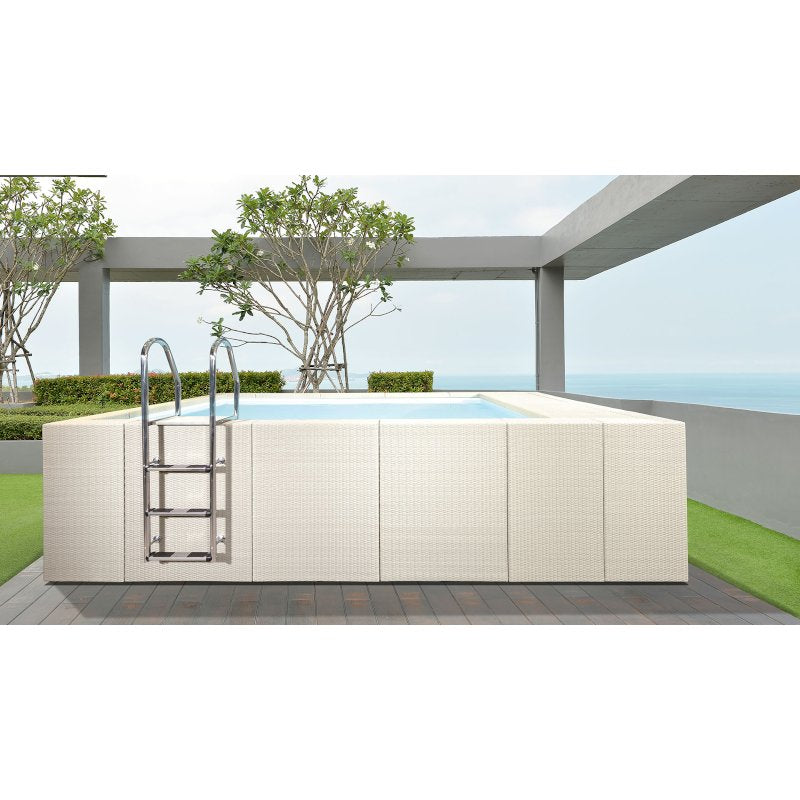 Piscina fuori terra Laghetto Dolcevita Diva LTI 3x7 m filtro cartuccia white