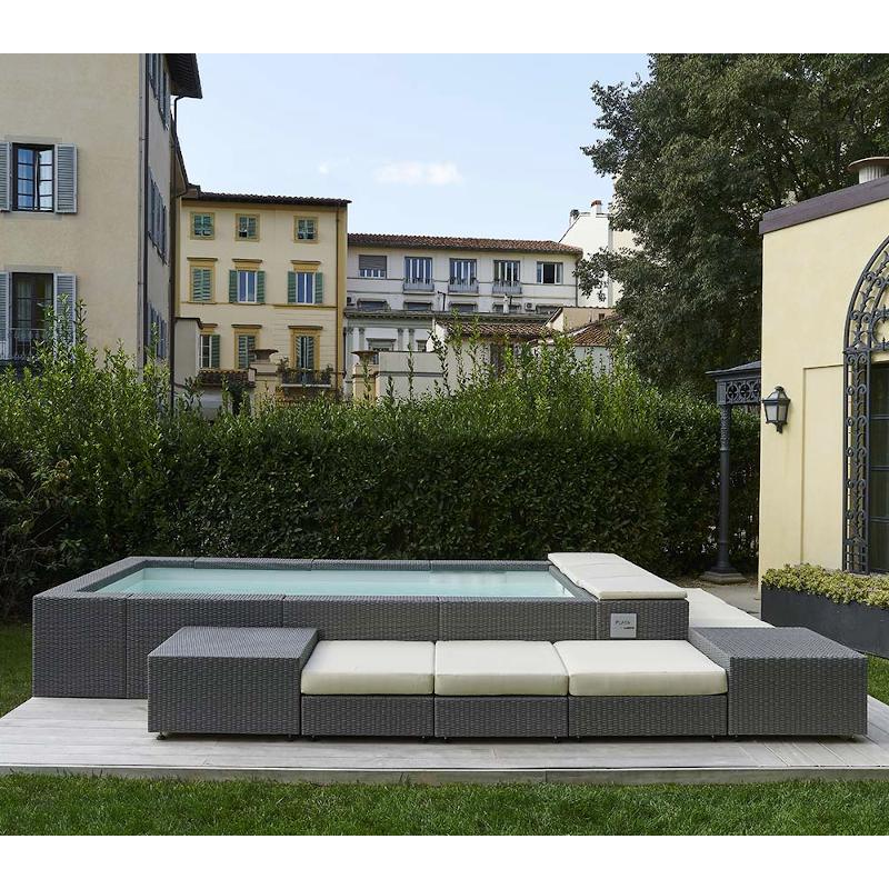 Piscina fuori terra Laghetto PLAYA 3 Made in Italy grey