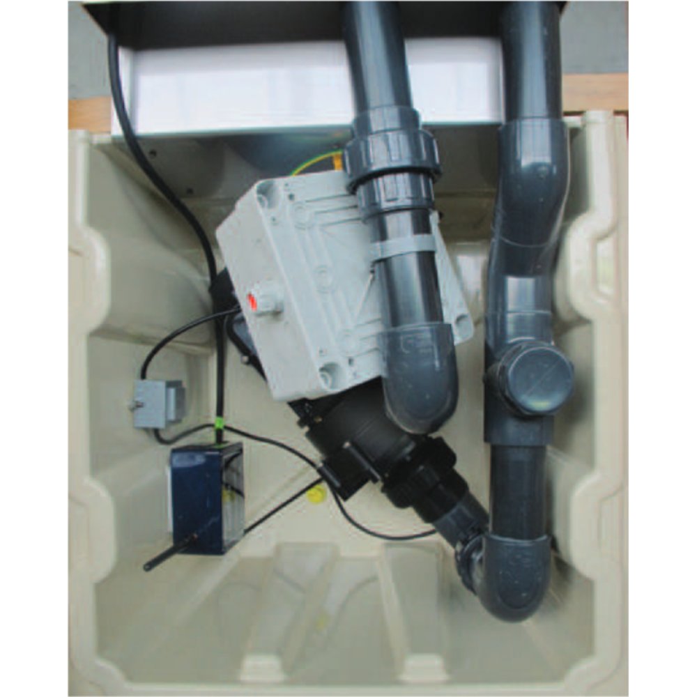 Interno monoblocco FB12 PC LED con proiettore led bianco e telecomando