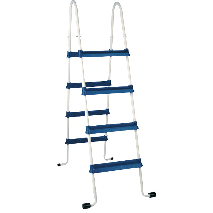 scaletta per FIDJI - Ø 550 x h120 cm - filtro SABBIA - piscina fuoriterra rigida in acciaio colore bianco Dream Pool - Grè