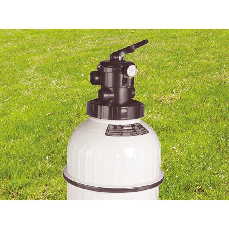 impianto Piscina fuoriterra Laghetto POP 27 filtro a sabbia 10 mc/h