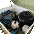 Locale tecnico con impianto completo da 33 mc/h pompa DAB Euroswim 2 HP