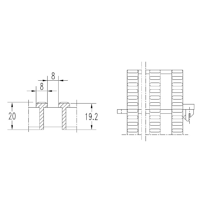 Griglia rettilinea arrotolabile modello AP/15 prezzo al m Patentverwag schema tecnico