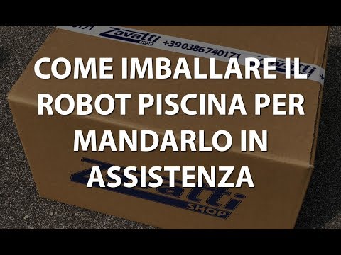 Richiesta di assistenza robot pulitore piscina
