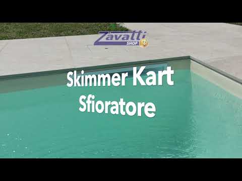 Easy kit Skimmer Kart, kit piscina fai da te 6 x 8 x h 1.50, skimmer sfioratore filtrante