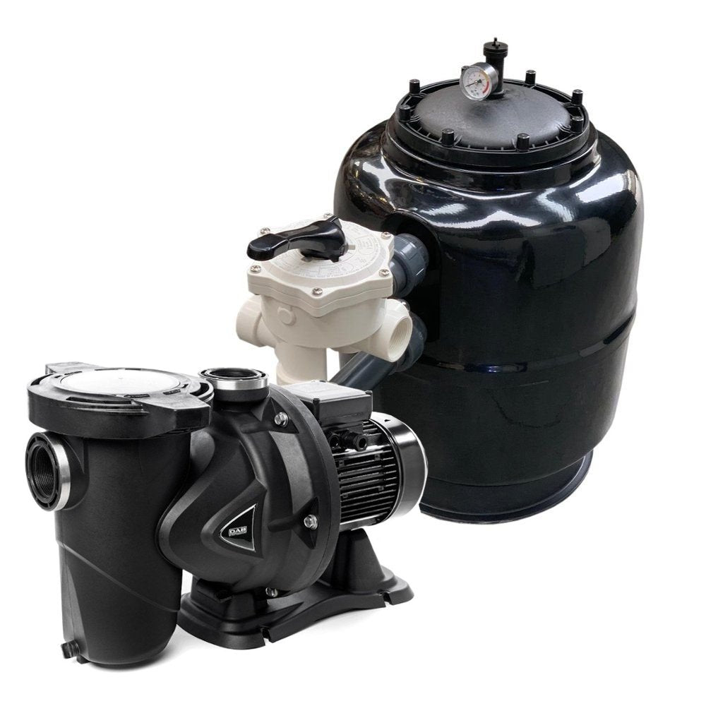 Impianto di filtrazione completo Fiberpool 10 MC/H con pompa DAB 0,75 cv