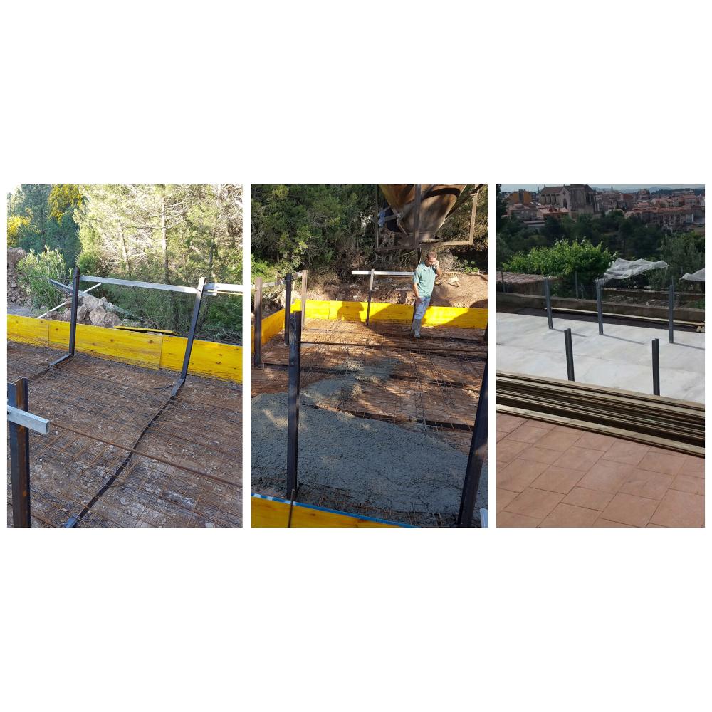 MARBELLA 2, piscina fuori terra in legno Gré, 373 x 223 x h 114, installazione