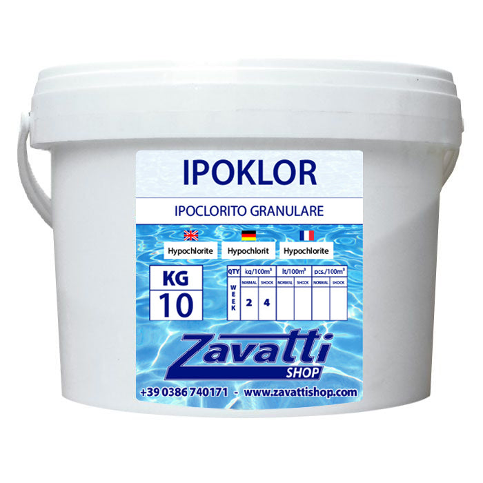 Ipoclorito di calcio granulare fusto da 10kg