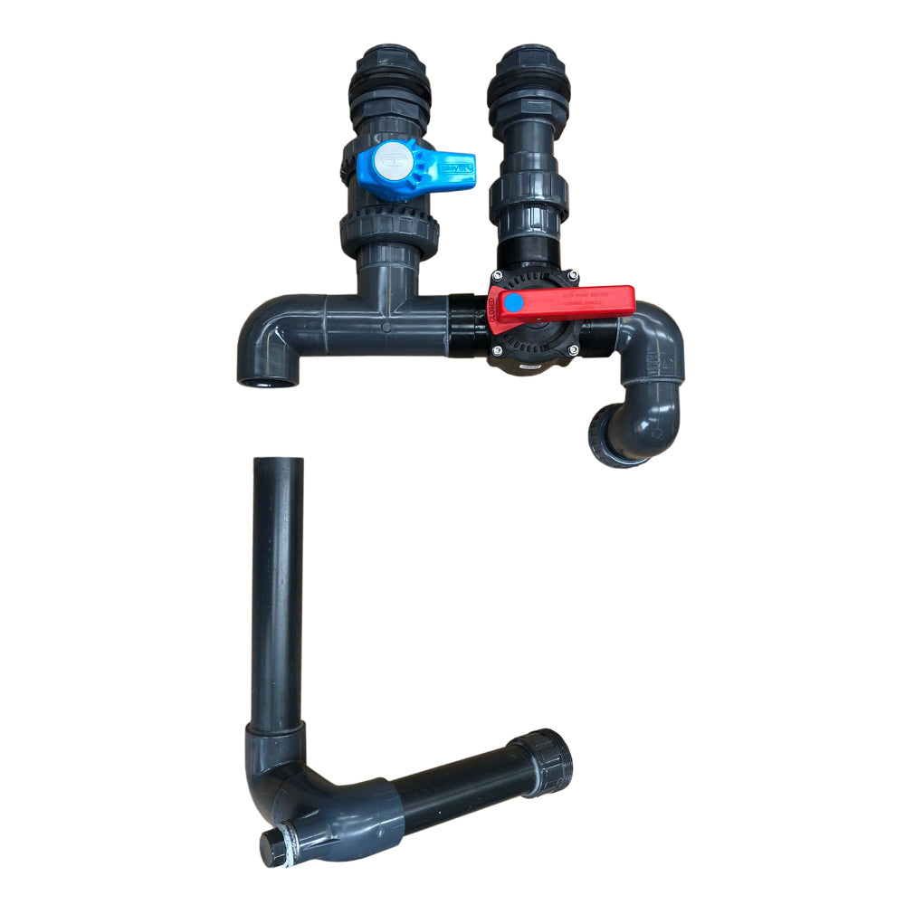 Kit by-pass per muro filtrante GS14 Filtrinov completo di valvola e raccordi