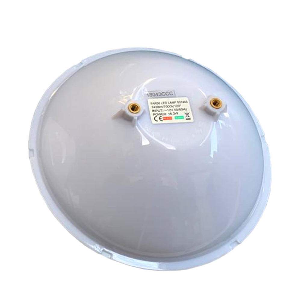 Faro per piscina led PAR56 Seamaid, 90 Led RGB con telecomando 16W, vista posteriore