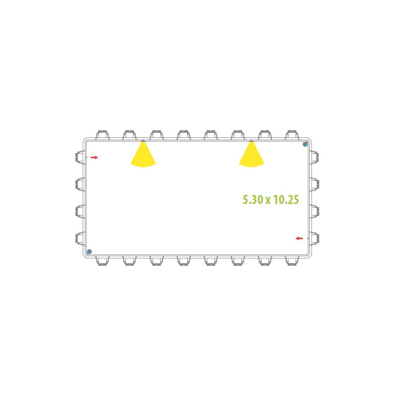lampade Piscina fuoriterra Laghetto POP 510 filtro a sabbia 15 mc/h