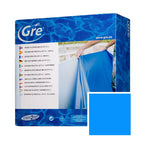 FPROV707, Liner 710x475xh120 cm BLEU, 40/100 pour piscine GRE, forme huit