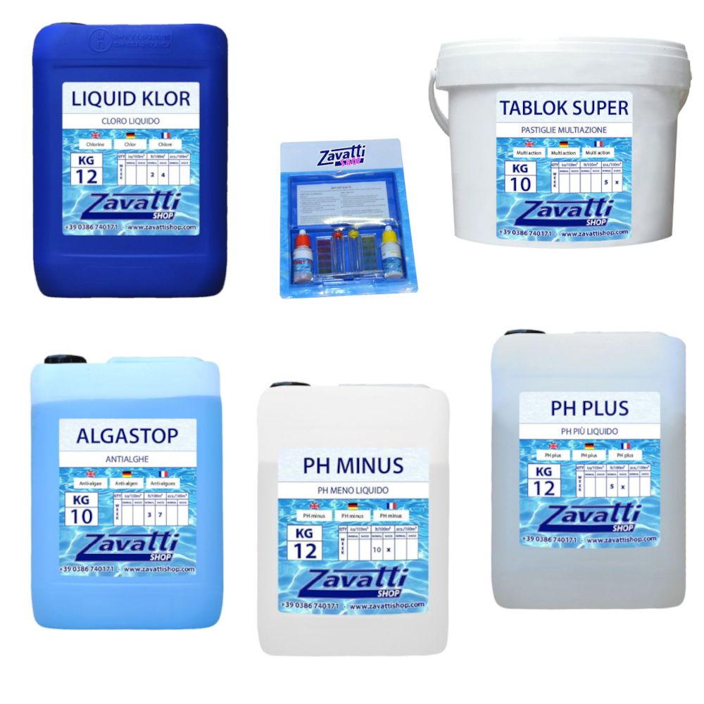 kit disinfezione specifico per gli impianti a cartuccia