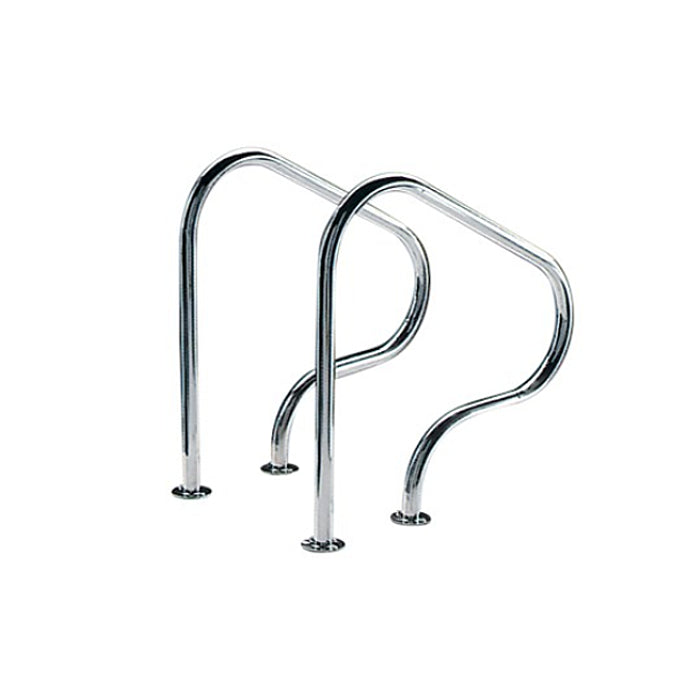 Coppia maniglioni di risalita per piscina Ø 43 mm 800x800 mm in inox per cemento Astralpool da annegare