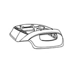 Maytronics 99952133-ASSY - Carénage supérieur blanc pour Dolphin S100