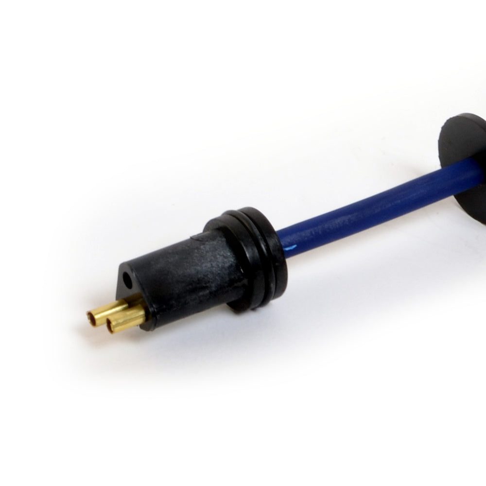 Maytronics 9995793-RC-DIY spezzone cavo 1,2m 2pin con connessioni e molla Dolphin - dettaglio spina motore