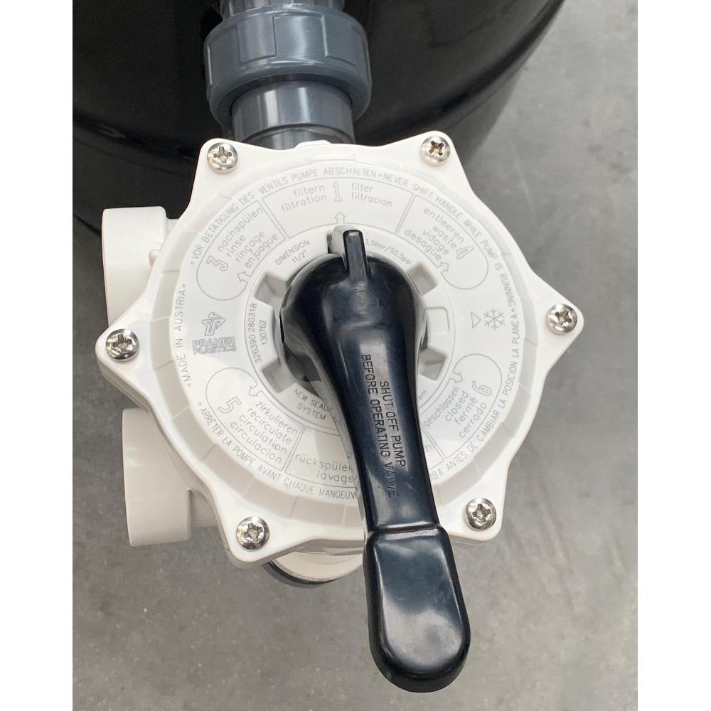 Filtro a sabbia per piscina Fiberpool da 10 mc/h con valvola selettrice migliori prodotti