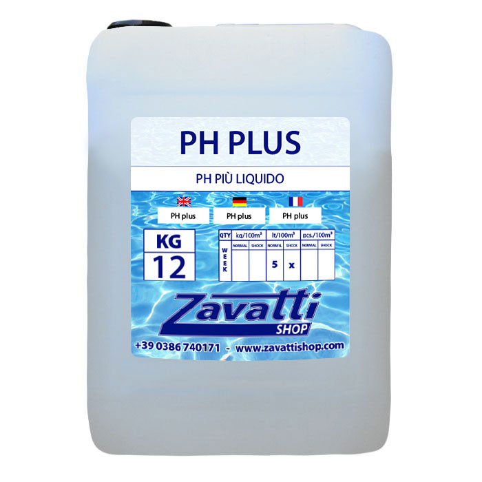 Elevatore PH plus liquido da 12 lt.