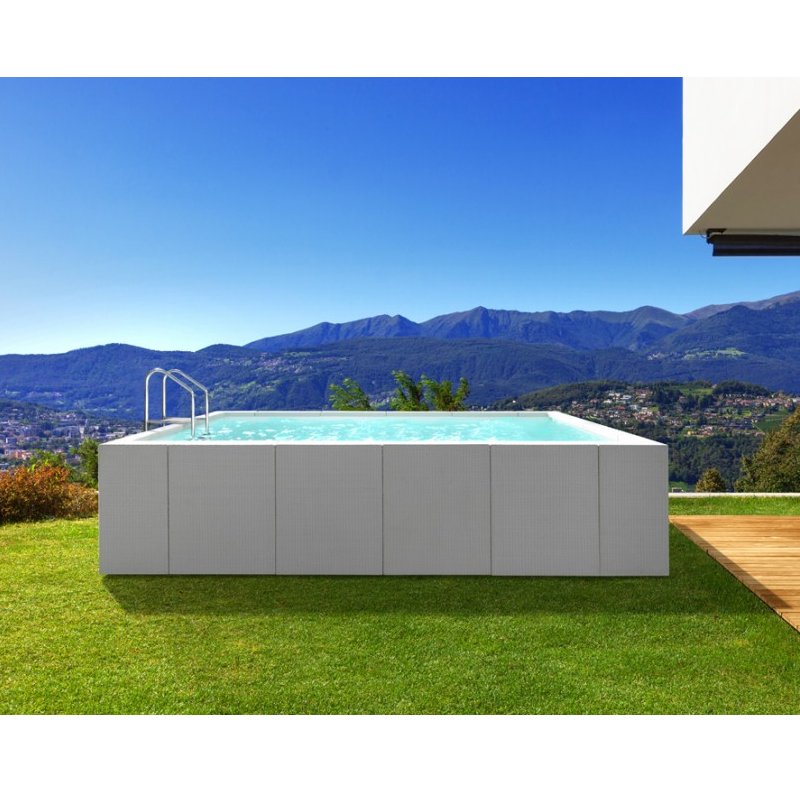 Piscina fuoriterra Laghetto Dolcevita Diva 2 x 4 m filtro a sabbia