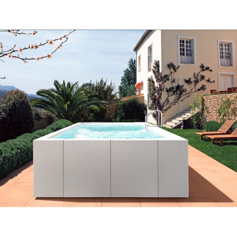 Piscina fuoriterra Laghetto Dolcevita Diva 4 x 9 m Filtro a sabbia