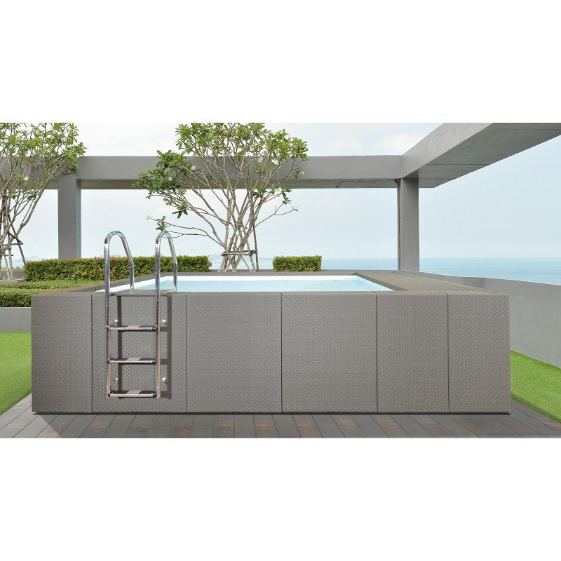 Piscina fuori terra Laghetto Dolcevita Diva LTI 3 x 6 m filtro sabbia grey