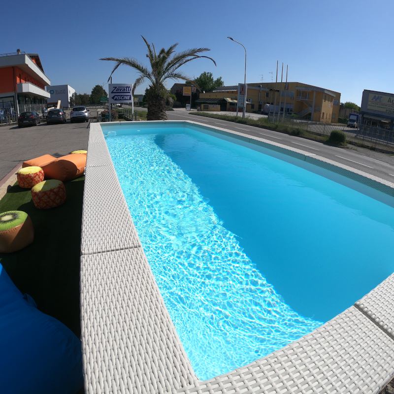 bordo Piscina fuori terra Laghetto Dolcevita Diva 3 x 7 m Filtro a sabbia