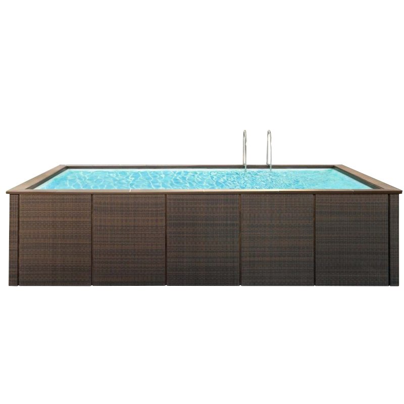 Piscina fuori terra Laghetto Dolcevita Rattan 3 x 7 m filtro a sabbia