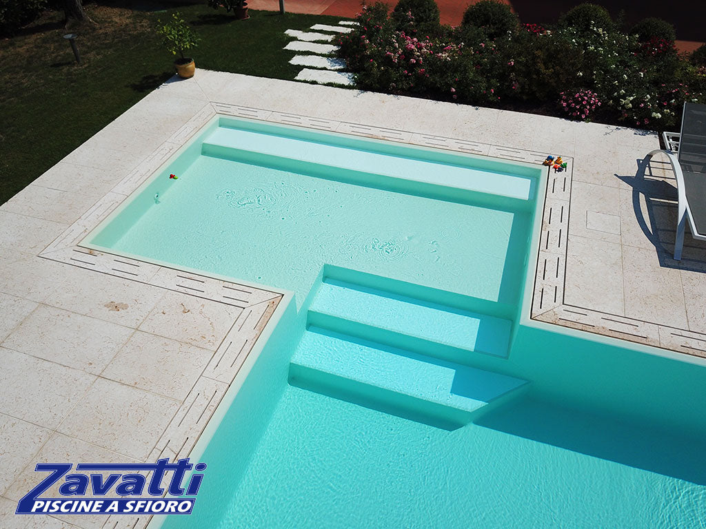 Bobina 10x1,65m Telo pvc di rivestimento antiscivolo Soprema Sabbia gradini