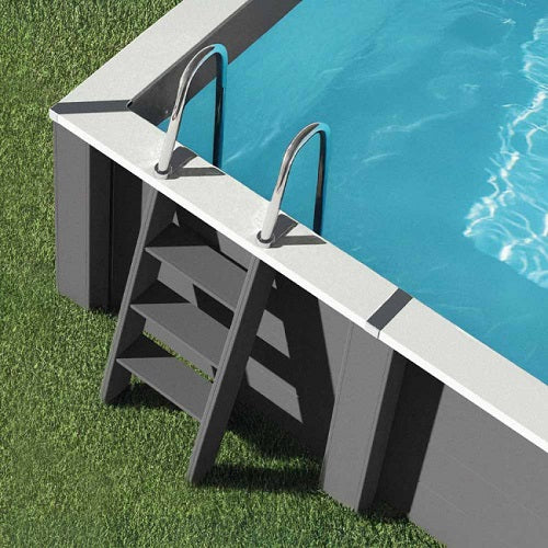 AVANTGARDE  560x280 h 121 cm, filtro sabbia, piscina fuoriterra in composito