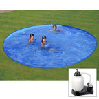 Piscina da interrare Grè MADAGASCAR, Ø420xh150cm, filtro SABBIA