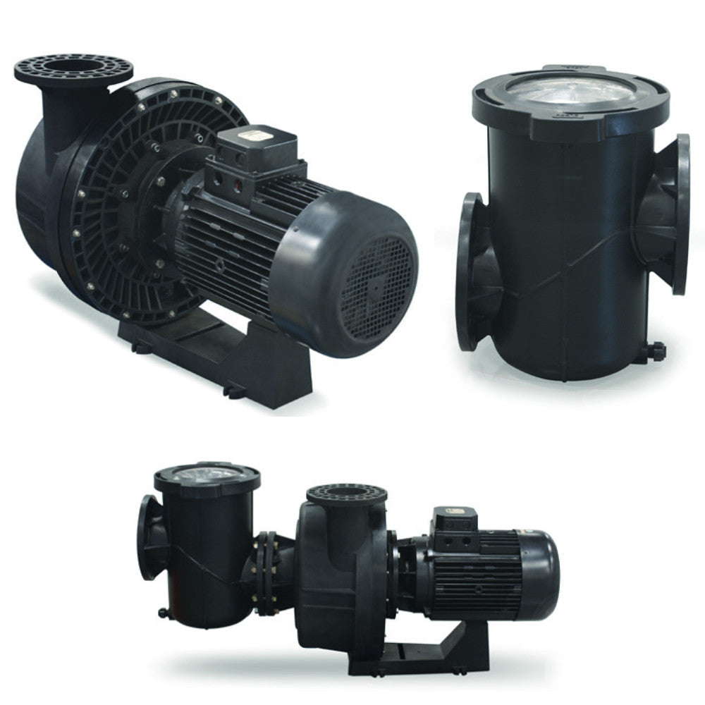 Pompa di filtrazione per acqua di mare Astral Kivu 4 CV 400/690 V componenti 