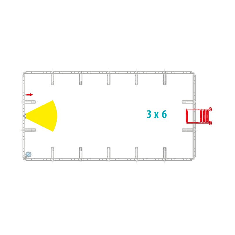 accessori Piscina fuori terra Laghetto Dolcevita Diva LTI 3x6 m filtro cartuccia