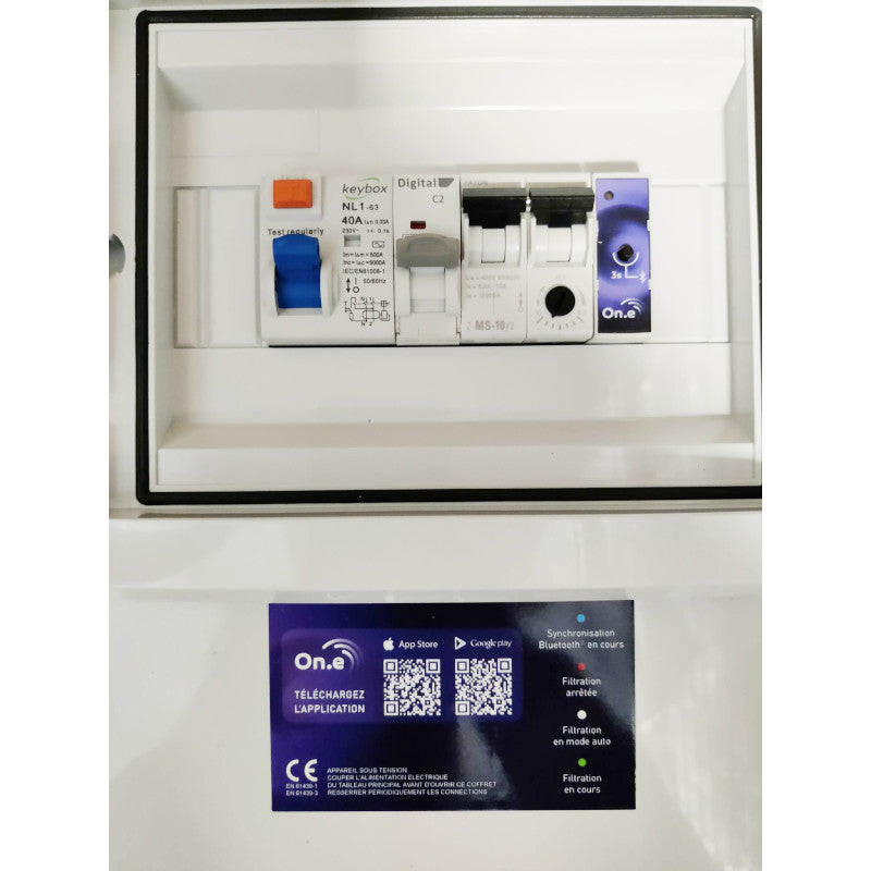 quadro elettrico bluetooth per piscina dettaglio